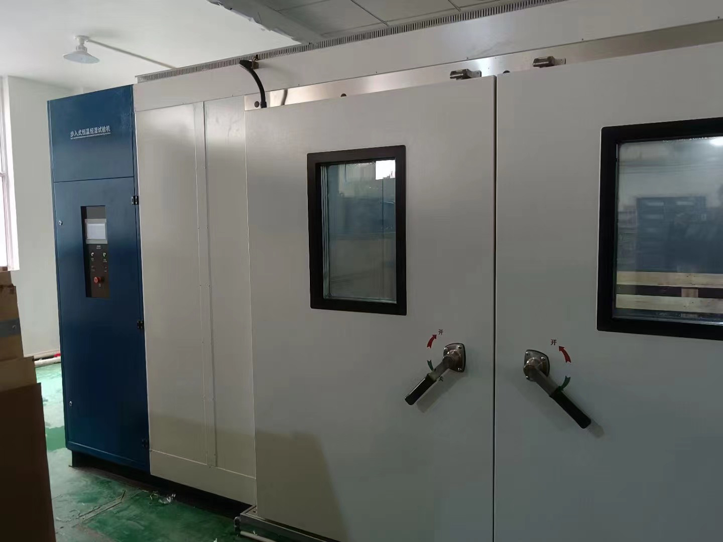 步入式試驗(yàn)箱示意圖